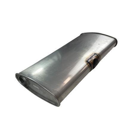 Redback - 2.25" East-West Muffler C/TT 24"x12"x4" Oval 409 Stainless Steel