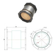 Redback - Mitsubishi Rosa (06/2008-on) Diesel Particulate Filter
