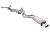 XForce | Twin 2.5" Louder Cat Back Exhaust | Ford Falcon BA BF V8 Sedan 2002–2008 | E4-F8-01-CBS