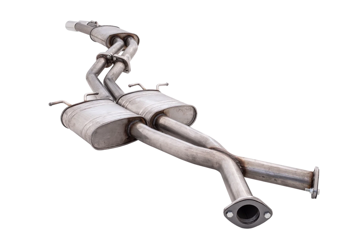 XForce | Twin 2.5" Cat Back Exhaust | Holden Commodore VU VY VZ Ute Wagon V8 1997–2007 | E4-HV21-1-CBS
