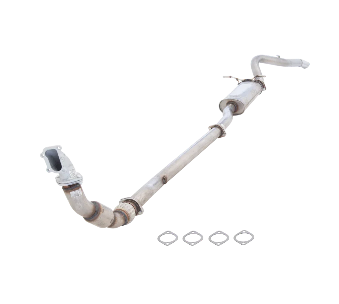 XForce - NISSAN NAVARA	D22 3.0L TURBO DIESEL (1997-2009), 3″ Stainless Steel Turbo Back System with Metallic Cat Converter