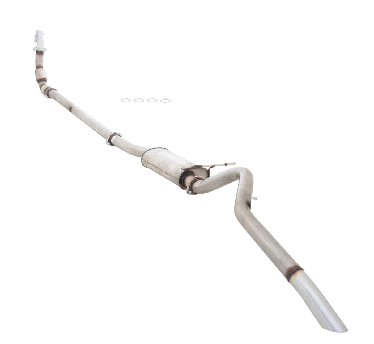 XForce - NISSAN NAVARA	D22 3.0L TURBO DIESEL (1997-2009), 3″ Stainless Steel Turbo Back System with Metallic Cat Converter