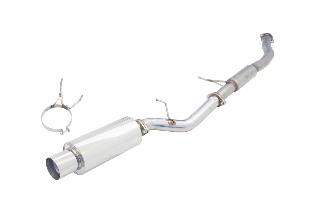XForce | 3" Cat Back Exhaust with 4.5" Cannon Tip | Nissan 180SX S13 1988–1998 | E4-NS13-CBS