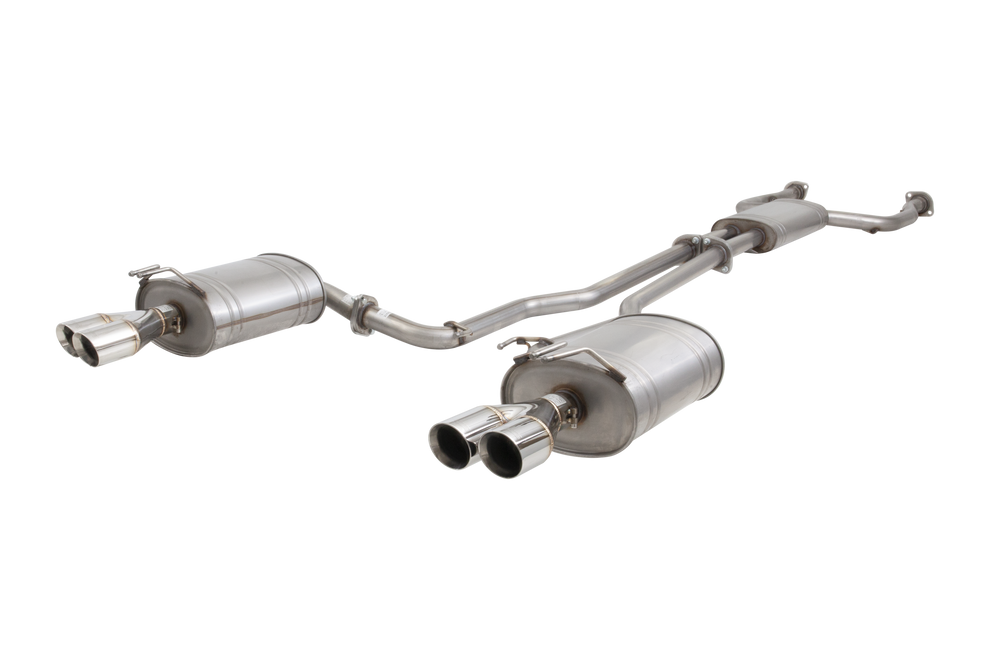 XForce | Twin 2.25" Cat Back Exhaust Quad Tips | Holden VE VF SV6 Calais V6 2006–2017 | E4-VE172-03-CBS