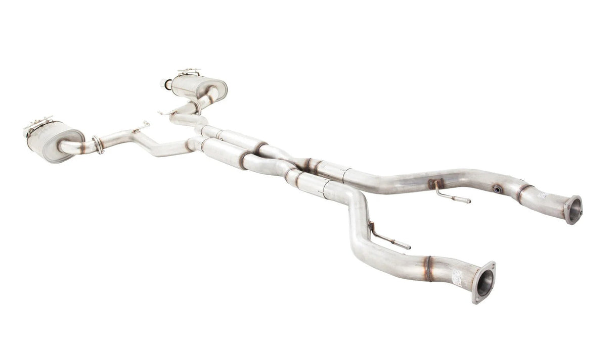 XForce | Twin 2.5" Cat Back Exhaust Quad Tips | Holden Commodore VE VF V8 Ute 2007–2017 | E4-VF72UTE-CBS