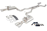 Xforce | Twin 3" Stainless Varex Valved Cat Back | Holden VE VF Commodore V8 Ute 2006–2017 | E4-VF73UTE-VMKCBS