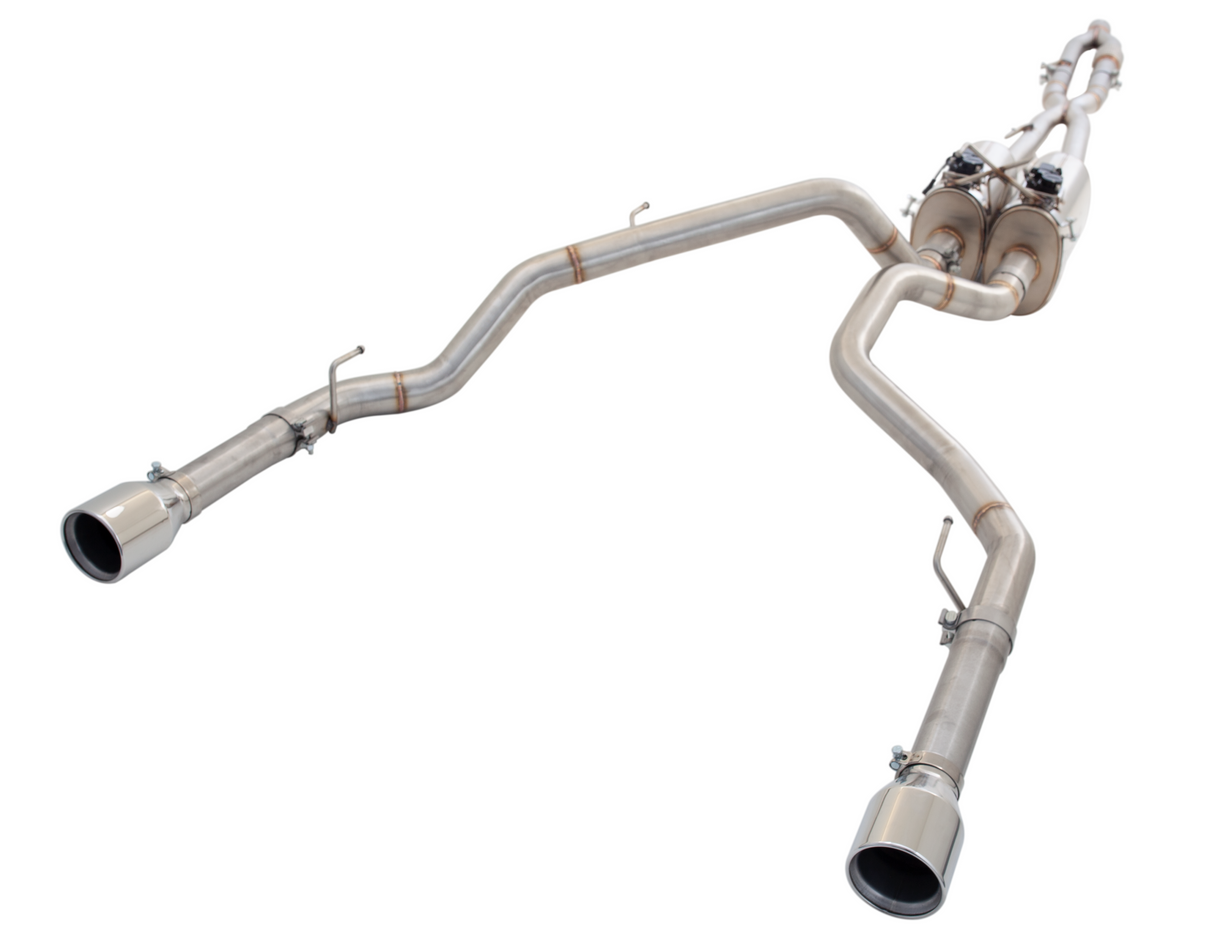 Xforce | Twin 3" Varex Valved Cat Back System | RAM 1500 DS 5.7L Hemi V8 2009–2023 | ESDR10VKCS