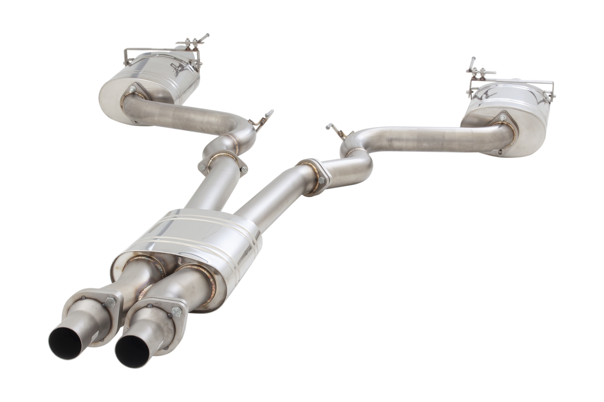 Xforce | 3" Stainless Steel Cat Back Exhaust | Ford Mustang GT S550 5.0L V8 2015–2017 | ES-FM15-02CBS