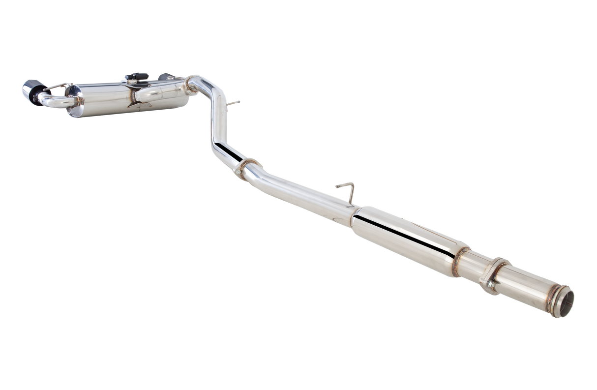 XForce | 3" Varex Valved Cat Back Exhaust 5" Tips | Ford Focus RS LZ Hatch 2016–2019 | ESFRS16VKCS