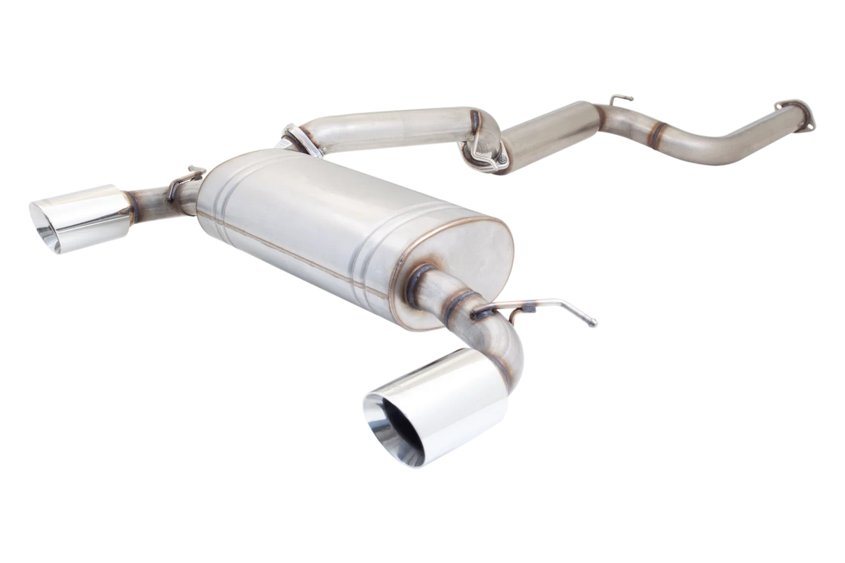 XForce | 3" Raw 409 Stainless Cat Back Exhaust | Ford Focus XR5 Turbo LS LT LV 2006–2011 | E4-FX02-CBS