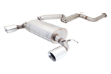 XForce | 3" Raw 409 Stainless Cat Back Exhaust | Ford Focus XR5 Turbo LS LT LV 2006–2011 | E4-FX02-CBS