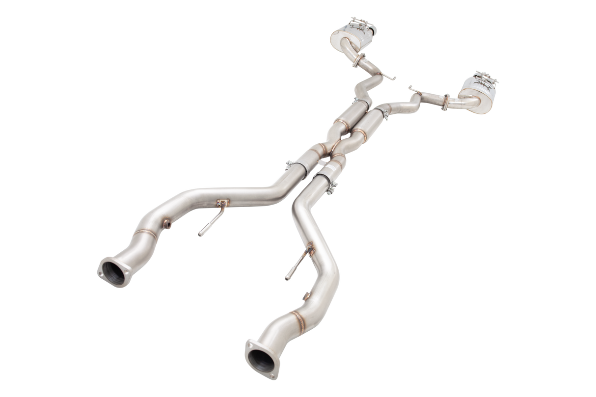Xforce | Twin 2.5" Varex Valved Cat Back System | Holden Commodore VE VF V8 2006–2017 | ES-VF72SED-VMKCBS