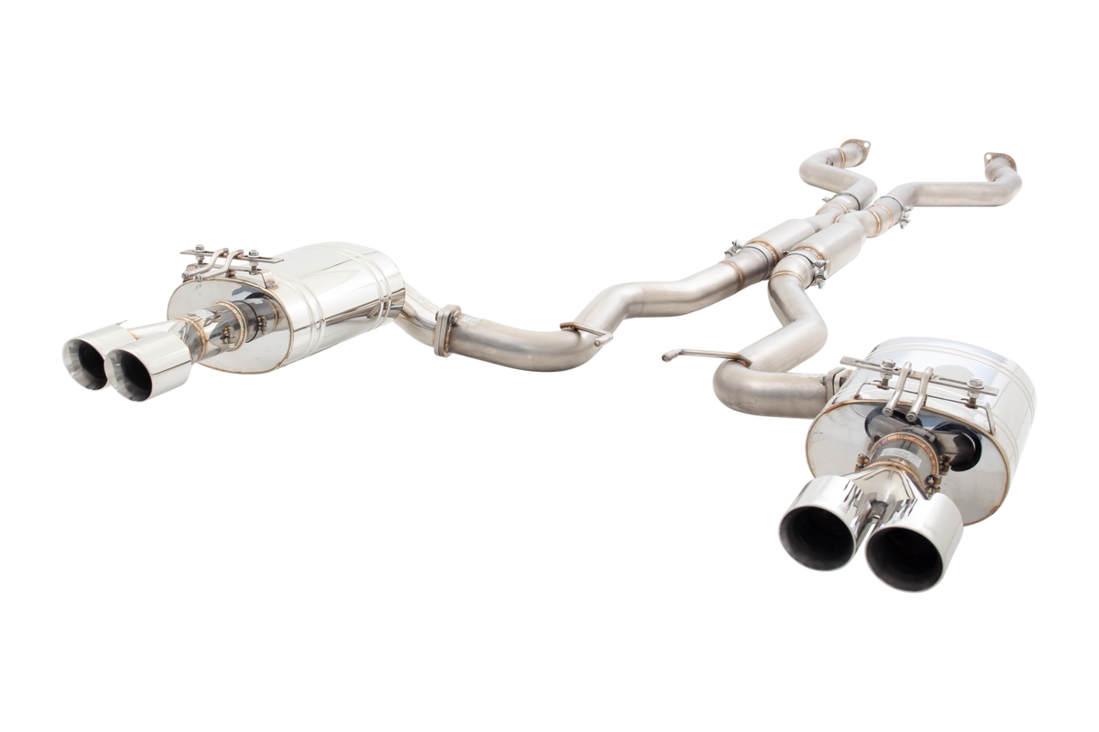 XForce | Twin 3" Cat Back Exhaust | Holden Commodore VE VF V8 Sedan Wagon 2006–2017 | ES-VF73SED-CBS