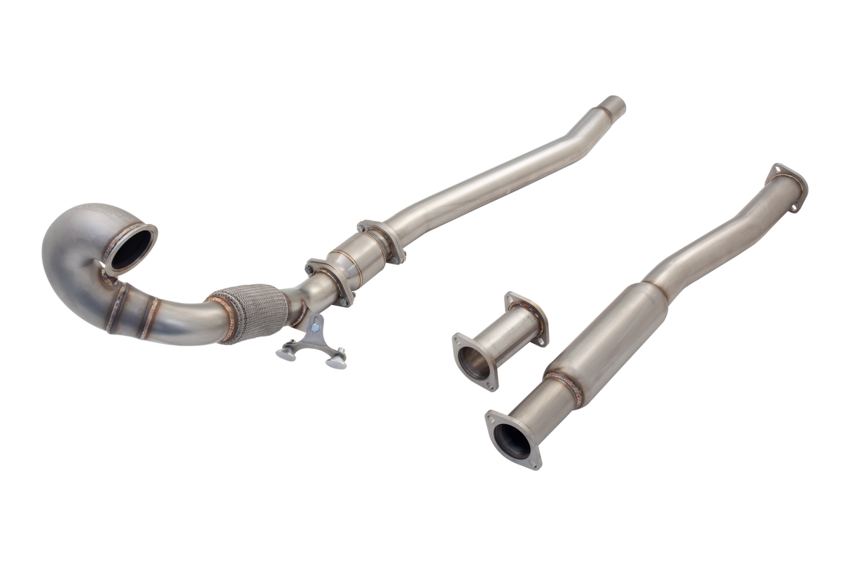 XForce | Single 3" Downpipe High Flow Cat | VW Golf R MK7 Audi S3 8V 2013–2017 | ES-VW09-KITB