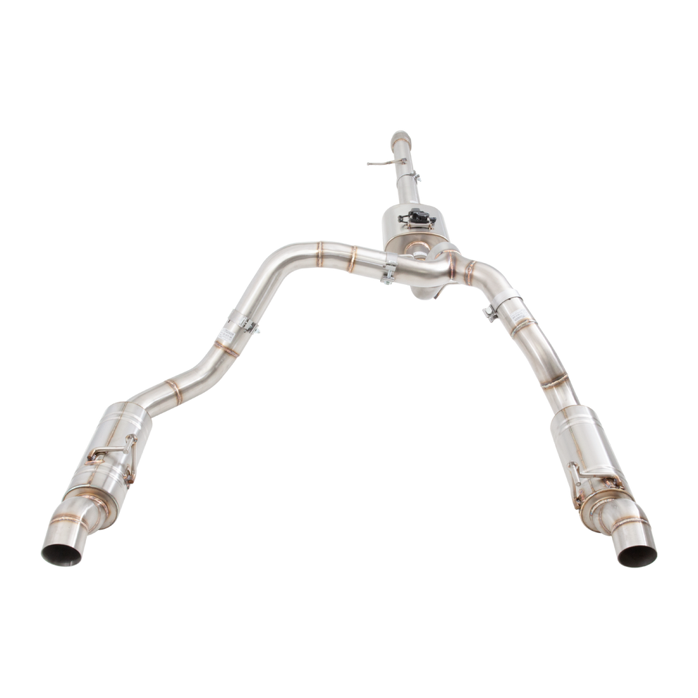 XForce | 3.5" to Twin 3" Varex Cat Back | Chevrolet Silverado 1500 ZR1 ZR2 2020–2026 | ESCS23VKCS