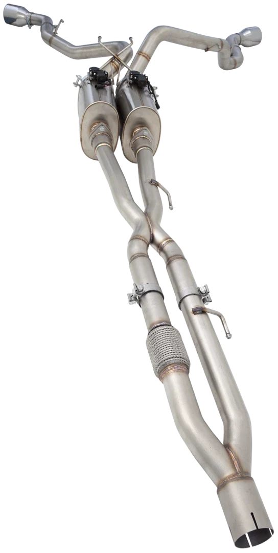 Xforce | Twin 3" Varex Valved Cat Back System | RAM 1500 DS 5.7L Hemi V8 2009–2023 | ESDR10VKCS