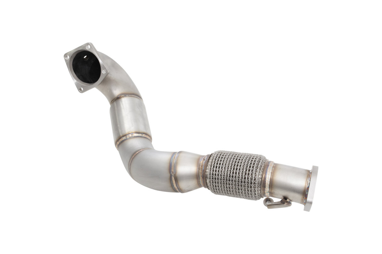 Xforce | 4" to 3" Stainless Downpipe with High-Flow Cat | Hyundai i30 N Sedan CN7 2021–2026 | ESHY34KITB