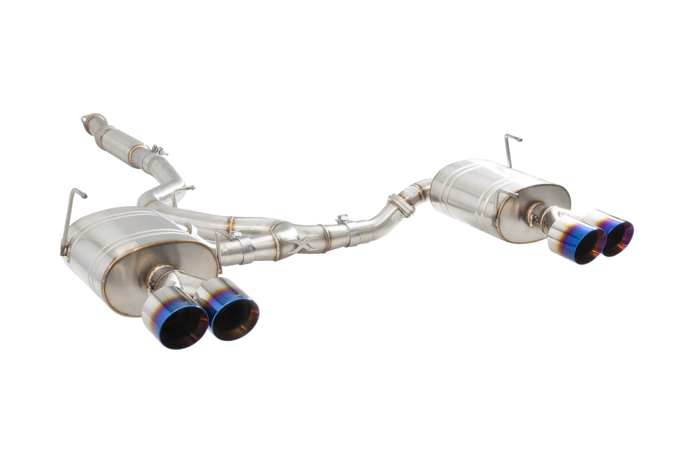 XForce | Street Performance Cat Back Burnt Blue Tips | Subaru WRX & STI G3 VA Sedan 2011–2021 | ESSW27BUCS