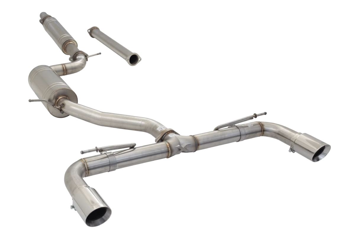 XForce | 3" Stainless Cat Back Exhaust | Volkswagen Golf GTI MK8 2020–On | ESVW10CS