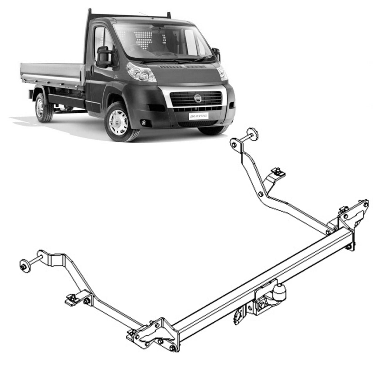 TAG | European Towbar | Fiat Ducato L4 L5 Cab Chassis 2006–On | FIA703
