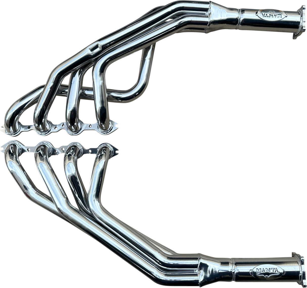 Manta | 1 7/8″ 4-1 Extractors with 3″ Outlets HPC Coated Silver | Holden Commodore VT VZ 5.7L 6.0L V8 1997–2007