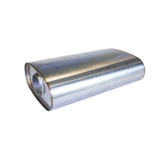 REDBACK | 3" ID Tri-Flow Performance Muffler 11"x6" Oval 18" Long 409 Stainless | H843N-409