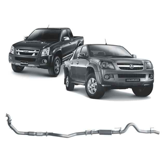 Redback Extreme Duty - Holden Rodeo RA / Colorado RC / Isuzu D-MAX RC (2007 - 2012) 3" Turbo Back Exhaust System