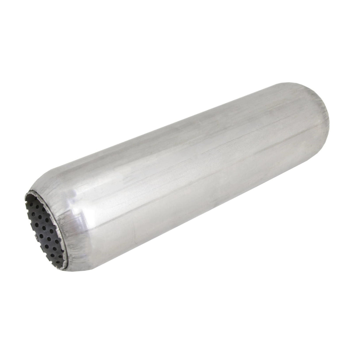 REDBACK | 3.5" Round Hotdog Resonator 409 Stainless 12" Long 2.5" ID | HD12250P-409