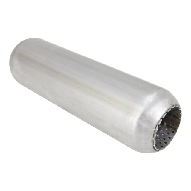 Redback - 3" Resonator Muffler Centre/Centre 15"x4" Round 409 Stainless Steel