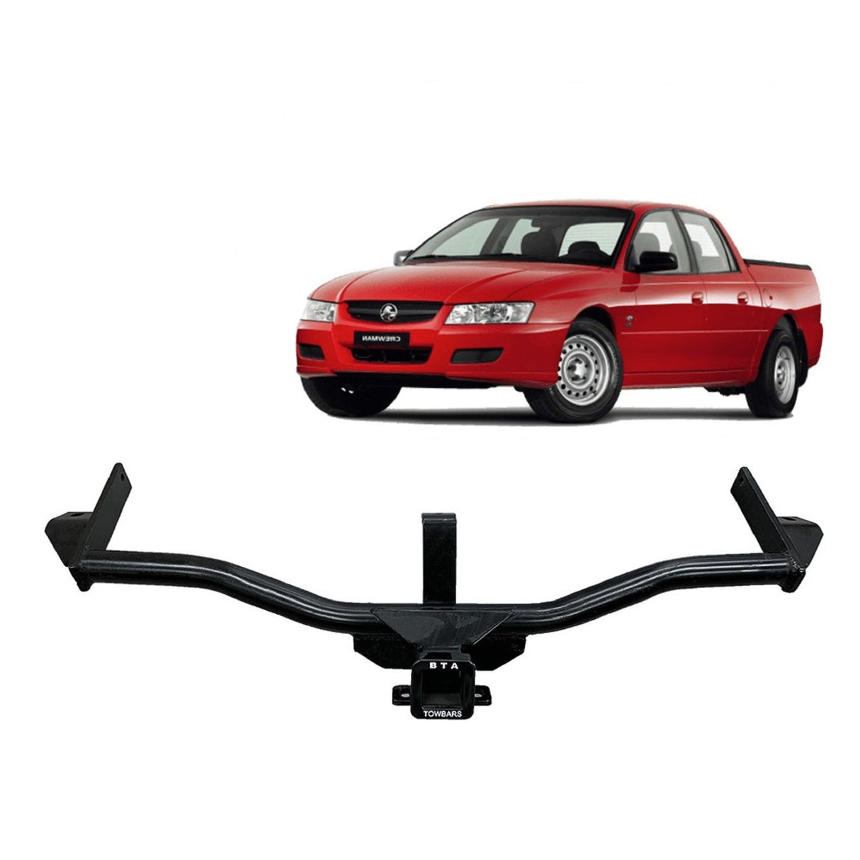 BTA | Heavy Duty Towbar | Holden Crewman Ute 2004–2007 | Capacity 2500kg | HOL016H