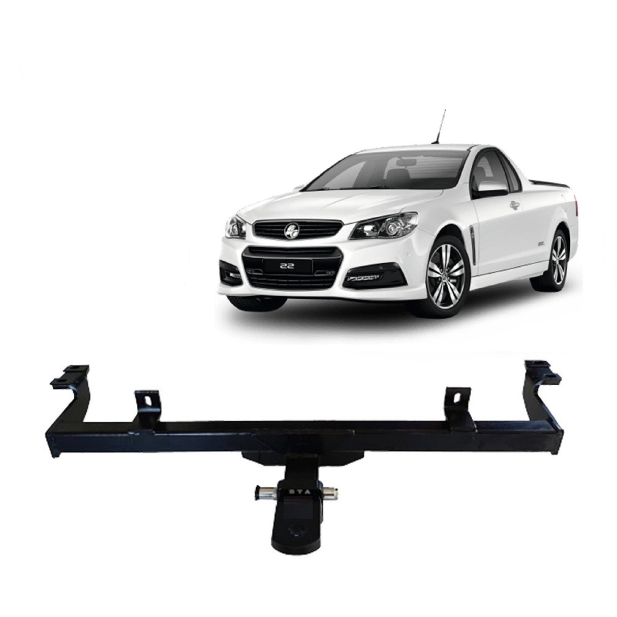 BTA | Heavy Duty Towbar | Holden Commodore Ute 2007–On | Capacity 1600kg | HOL021H