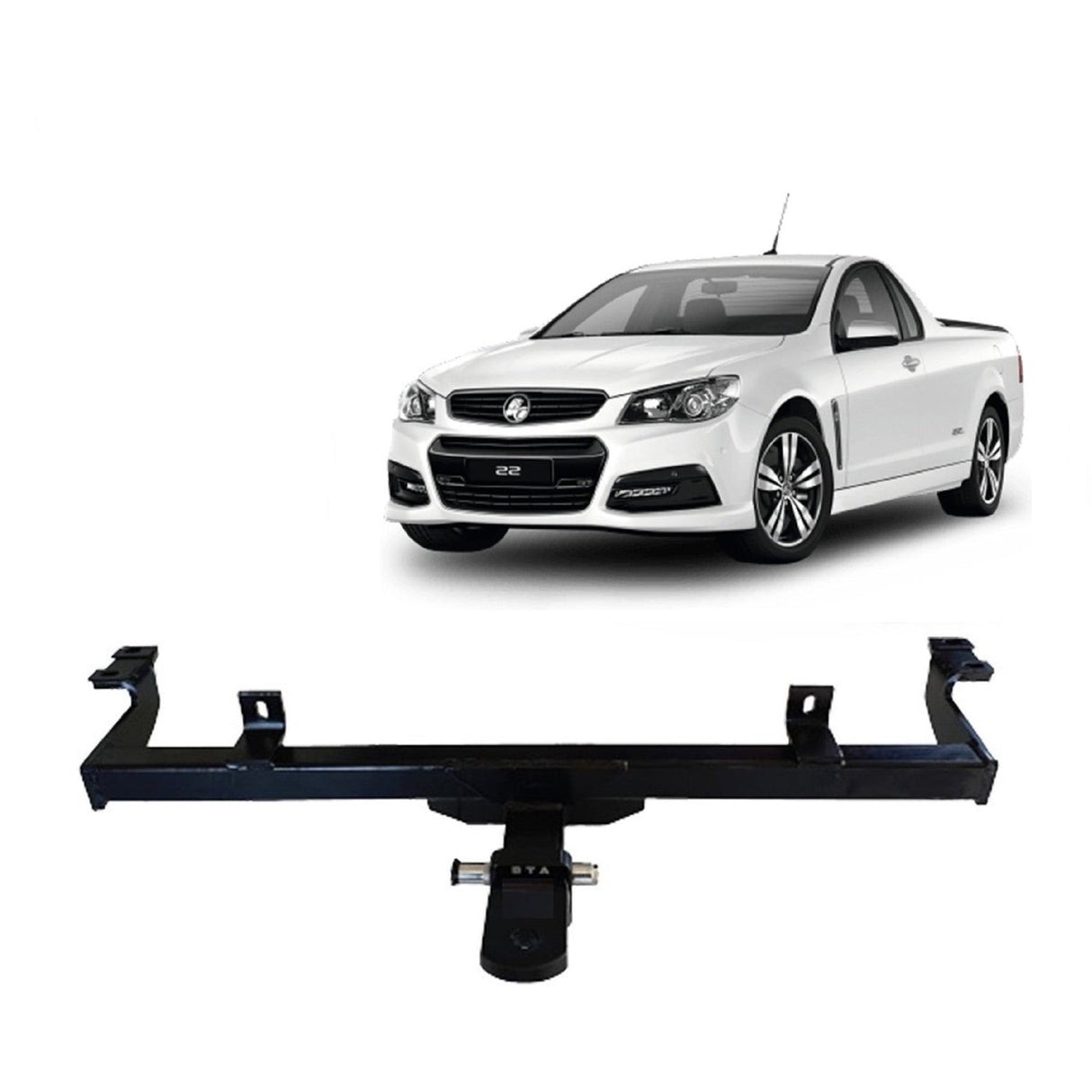 BTA | Heavy Duty Towbar | Holden Commodore Ute 2007–On | Capacity 1600kg | HOL021H