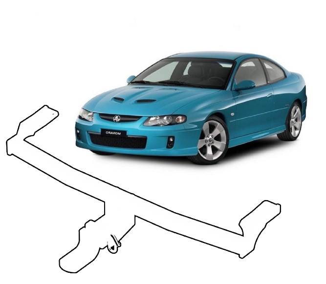 BTA | Light Duty Towbar | Holden Monaro Coupe 2002–2006 | Capacity 1200kg | HOL044
