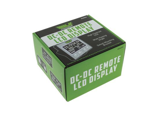 Hulk 4X4 - REMOTE LCD DISPLAY W/3.5m LEAD T/S DC-DC BATT CHARGER 25amp