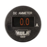 Hulk 4X4 - OLED AMMETER 12/24v DC 0-100a 29mm DIA WITH SHUNT AMBER LED