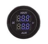 Hulk 4X4 - DUAL VOLTMETER 5-30v BLUE LED 29mm DIA