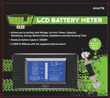 Hulk 4X4 - LCD BATTERY METER 200V 300amp DISCHARGE AMP CAPACITY ENERGY