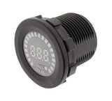 Hulk 4X4 - VOLTMETER WITH INDICATOR 5-15v BLUE LED 29mm DIAMETER