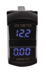 Hulk 4X4 - SWITCH SIZE VOLTMETER & AMMETER 5-30v & 0-10a BLUE LED