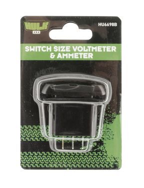 Hulk 4X4 - SWITCH SIZE VOLTMETER & AMMETER 5-30v & 0-10a BLUE LED