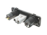 Hulk 4X4 - TRIPLE FLUSH MOUNT HOUSING 50amp ANDERSON STYLE PLUG