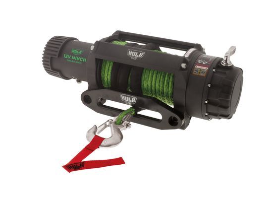 Hulk 4X4 - ELEC WINCH 12v PROFESSIONAL SERIES 9500lbs DYNEEMA ROPE