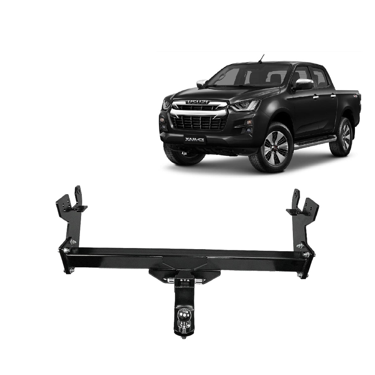 BTA | Heavy Duty Towbar | Isuzu D-Max & Mazda BT50 | Capacity 3500kg | ISU03H