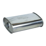 LUKEY | 2" 8x4 Oval Megaflow Performance Muffler | 430 Stainless | J527MN-430L