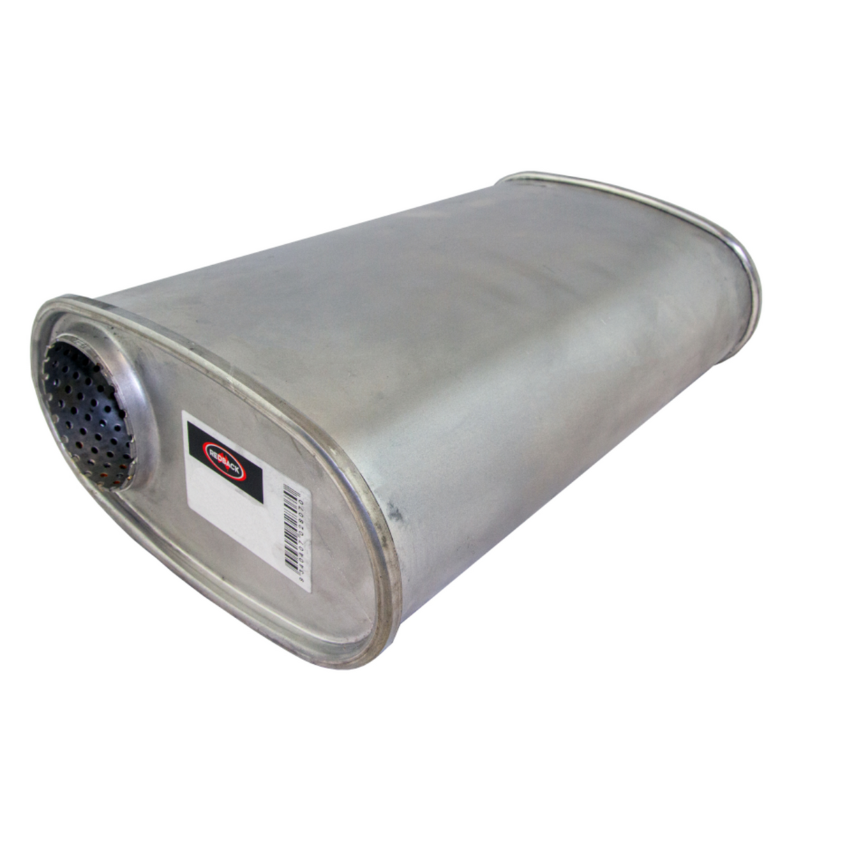 Redback - 2" Chambered Muffler Offset/Offset 16"x8"x4" Oval Aluminised