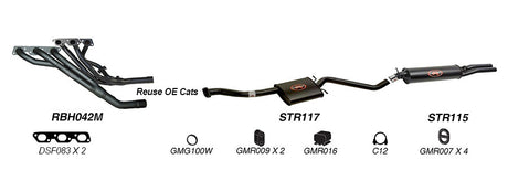 REDBACK | Exhaust System | Holden Commodore VS V6 Sedan IRS 1995–1997 | K-RPD14585