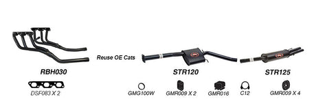 REDBACK | Performance Exhaust System | Holden Commodore Calais HSV XU6 VT VX VY 1997–2004 | K-RPD14669