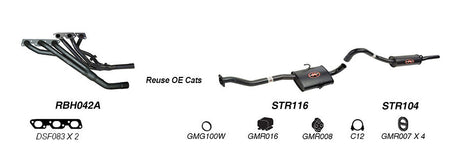 REDBACK | Performance Exhaust System | Holden Commodore Calais VS 1995–1997 | K-RPM14655