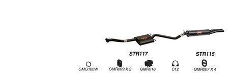 REDBACK | 2.5" Cat Back Exhaust | Holden Commodore Calais VS 1995–1997 | K-RPM15706