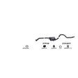REDBACK - Holden Commodore VN, VP, VR V8 & V6, VS V8 Ute and Wagon (1988 - 2000) 2.5" Performance Exhaust System